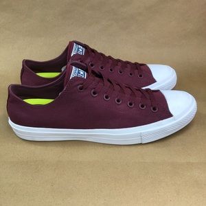 Converse Chuck Taylor Lunarlon Sneakers Burgundy